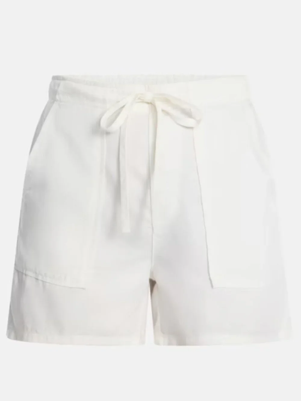 Time and Tru Women's Soft Utility Shorts, Winter White, 4 in Inseam, XXXL, 22